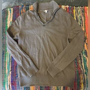 Gap Men’s Gray Quarter Zip Size M